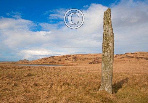 16ft Standing Stone at Ballinaby, Islay DM1286